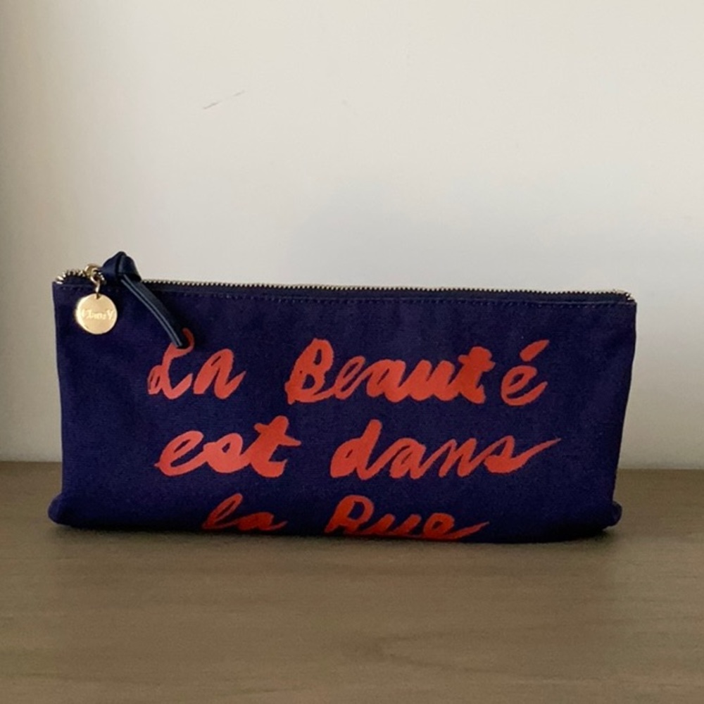 Clare V & Sephora cosmetics pouch